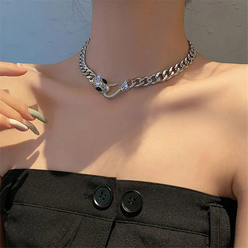 Heart Shape Pendant Necklaces Silver Color 5A Cubic Zirconia Minimalist Style Clavicle Chain Women And Girl Jewelry
