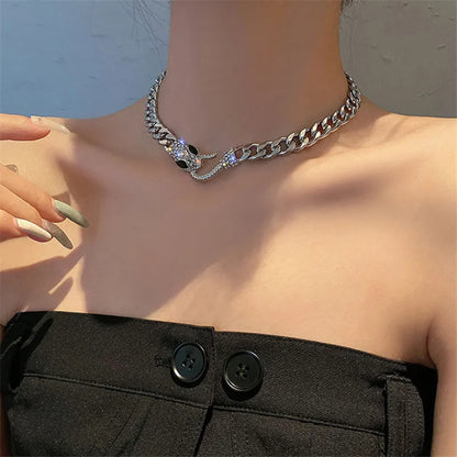 Heart Shape Pendant Necklaces Silver Color 5A Cubic Zirconia Minimalist Style Clavicle Chain Women And Girl Jewelry