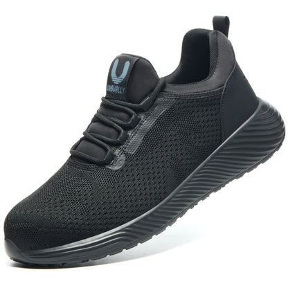 Safety Shoes Men With Steel Toe Cap Anti-smash Men Work Shoes Sneakers Light Puncture-Proof Indestructible Shoes Dropshipping