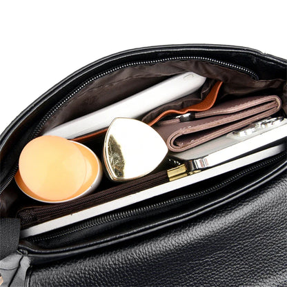 Women Bag Fashion Shoulder Bag Quality PU Leather Elegant Flap Retro Female Messenger Classic Multiple Pockets Crossbody Handbag