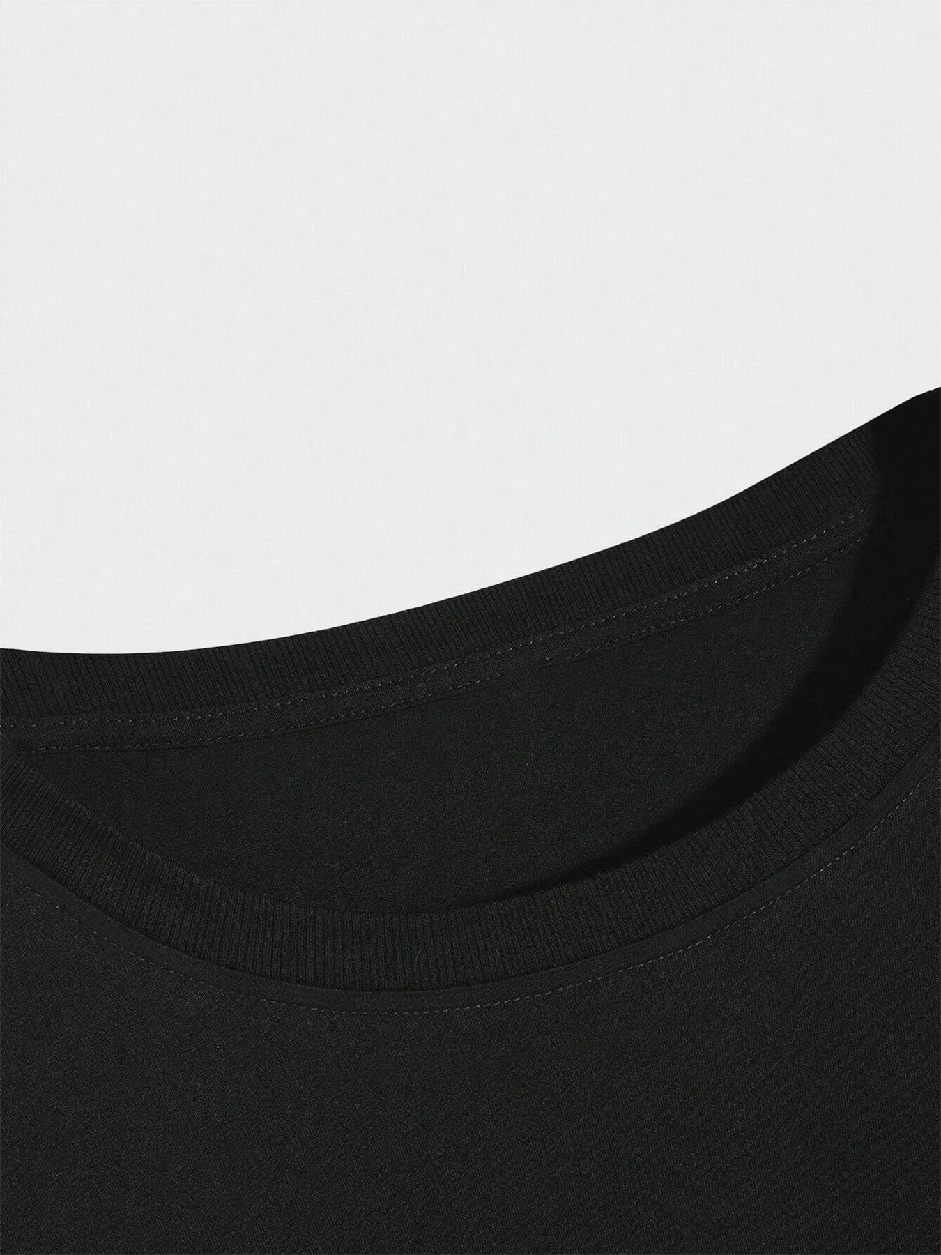 Summer men's 100% pure cotton casual loose size smiley face pattern printed sports comfortable round neck short sleeved T-shirt