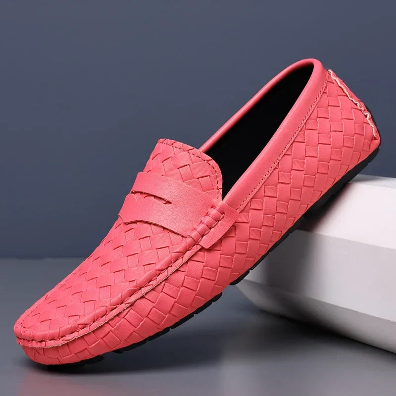 Loafers for Men 2024 New Handmade Moccasins Men Flats Casual PU Leather Shoes Luxury Comfy Mens Loafers Size 48