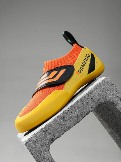 Rock Climbing Shoes Boys Girls Indoor Outdoor Breathable Mesh Beginner Children Rock Climbing Bouldering Training Sports Shoes