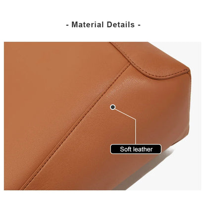 Lady Women Hobo Bucket Bag Split Leather Fashion Shoulder Bags Large Capacity Handbag Wide Adjustable Strap Female Bags