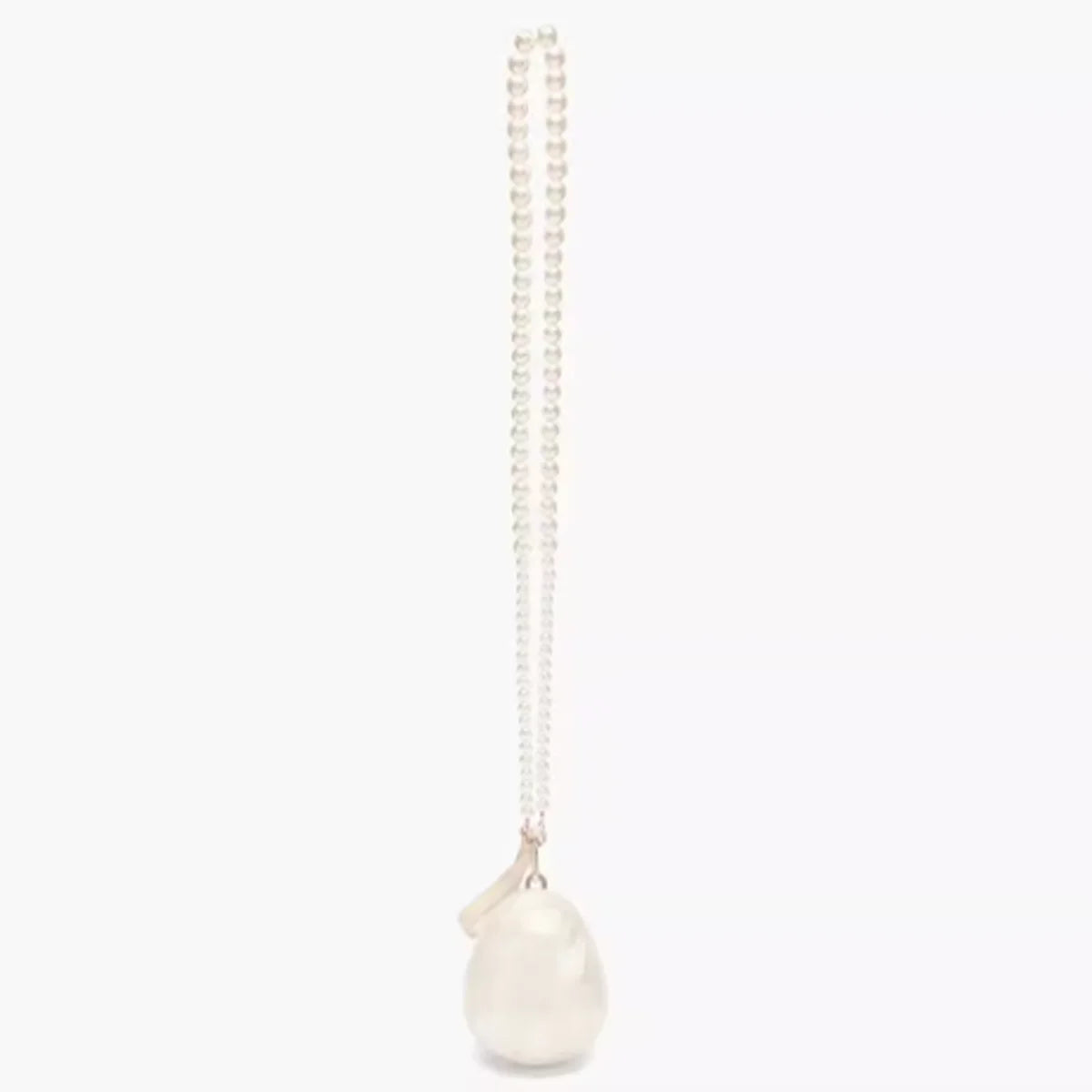 Women's Acrylic Premium Mini Egg Bag Luxury Fashion Pearl Dinner Clutch Bag Cute Phone Mouth Red Envelope for Wedding Party