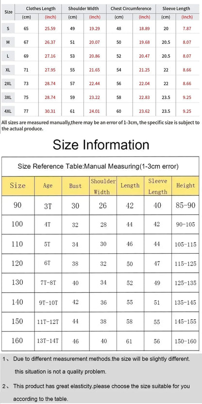 T-Shirt Summer New Men's Street Hip Hop Loose Casual American Trend Short Sleeve Top