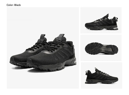 Professional Running Shoes For Men Lightweight Men's Designer Mesh Sneakers Lace-Up Male Outdoor Sports Tennis Shoe
