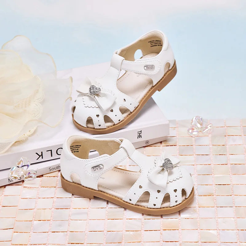 Baby Girls Diamond Sandals Summer Cute Soft Sole Flat Breathable Shoes Princess Crystal Shoes Party Outdoor DB2252107