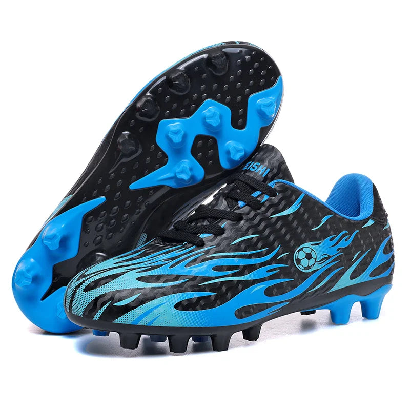 New Kid Match Boys Professional Football Boots Sneakers Soccer Shoes Comfortable Outdoor Match Non-Slip Sports Shoes Unisex