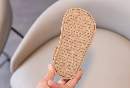 1-6 Years Children Summer Outdoor Beach Shoes Girls Princess Vintage Suede Sandals for Kids Boy 2026 New Arrival Footwear I01121