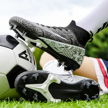 Hot-Selling Football Boots Men's Soccer Cleats TF/FG Wear-Resistant Training Shoes Outdoor Non-Slip Sneakers Size33-46