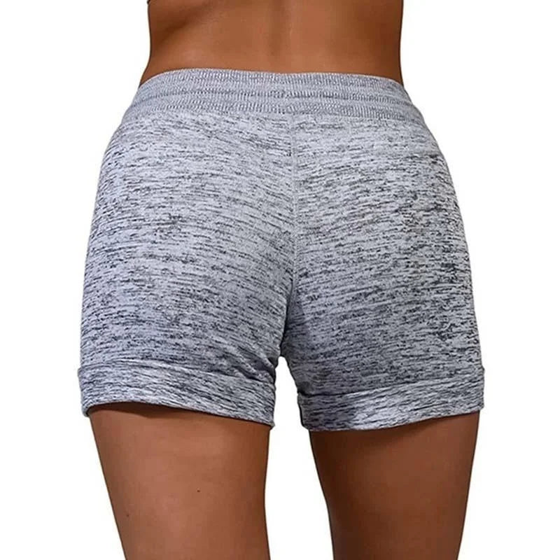 Fashion Cute Dog Paw Printed Women Shorts Summer Casual Plus Size Shorts Yoga Pants Elastic Waist Cotton Shorts