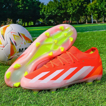 New Football Field Boots Ultralight Men Soccer Shoes Society Comfortable FG Boy Studded Sneaker Original Football Boots Sports