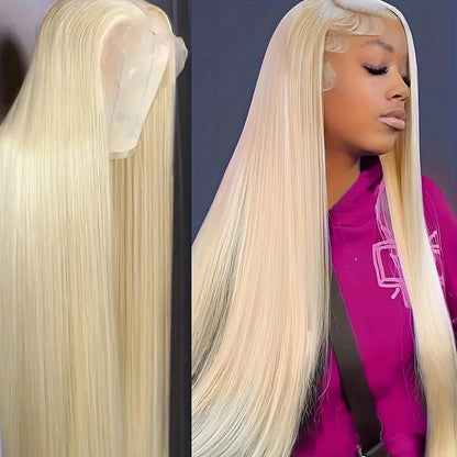 613 Blonde Lace Front Wig Human Hair 13X6 Hd Lace Frontal Wig Straight Brazilian Human Hair 13X4 Lace Front Human Hair Wig