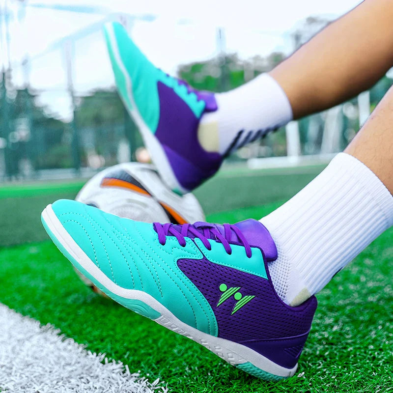 High-quality New Men Football Boots Grass High-top Futsal Sneakers Soccer Shoes Non-Slip Match Indoor Hot-selling Outdoor Sports