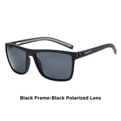 Polarized Sunglasses for Men Lightweight TR90 Frame UV400 Protection Square Sun Glasses