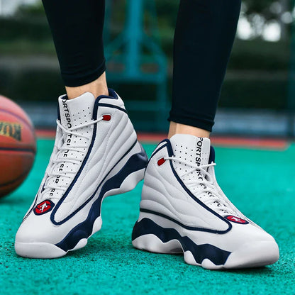 Men's casual outdoor sports classic practical basketball shoes trendy, soft, comfortable, anti-skid and wear-resistant outsole