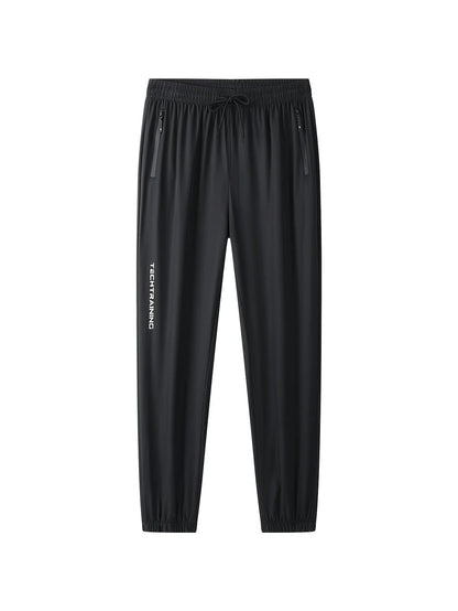 Men's Summer Running Pants Thin Ventilate Casual Sports Jogging Pants Fishing Football Man Hiking Gym Sweatpants Fashion Casual