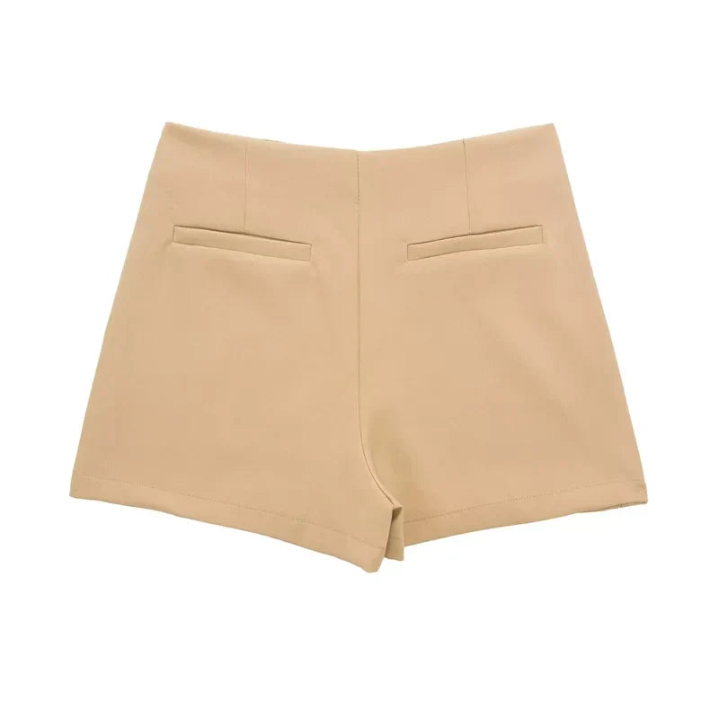 Shorts Women 2024 Black White Mini shorts Women's Shorts High waist Micro Casual Skirt Shorts Asymmetric Shorts Skirt Mujer