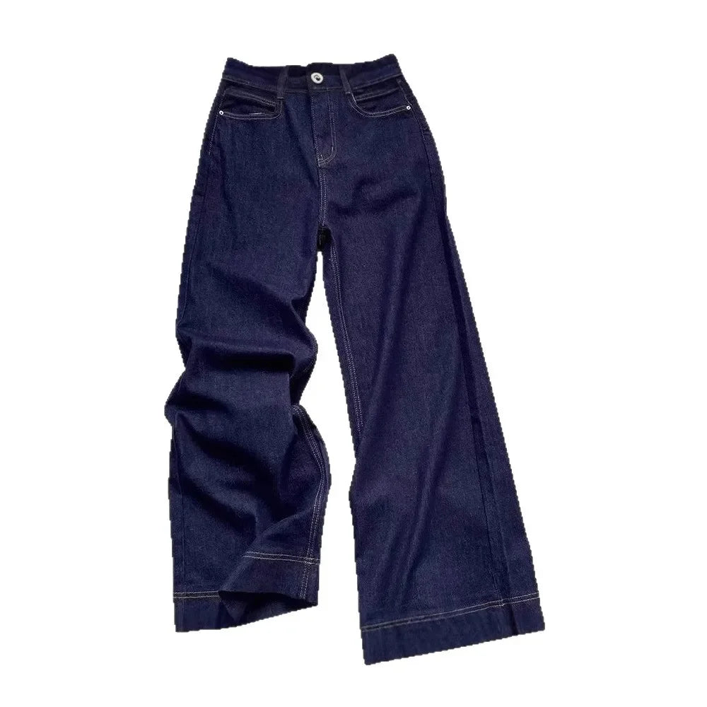 High Waist Wide Leg Jeans Women's Denim Pants