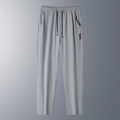 Running Pants Cooling Summer Ice Silk Pants Soft Stretchy Pant Loose Casual Quick-Dry Workout UV Protection Lightweight Trousers