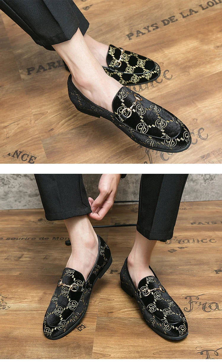 Hot Blue Men's Luxury Loafers Plus Size 47 Suede Leather Shoes For Men Designer Moccasins Slip-On Casual Dress Shoes Men Flats