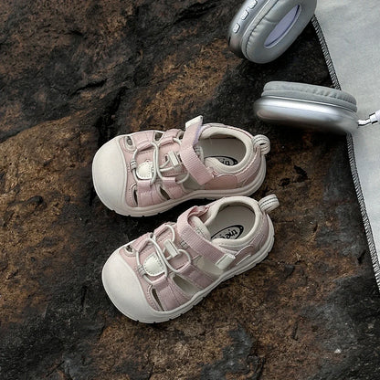 Children Mountain Functional Outdoor Breathable Sports Sandals Summer Baby Candy Color Anti-kick Sandals Boys Girls Beach Shoes