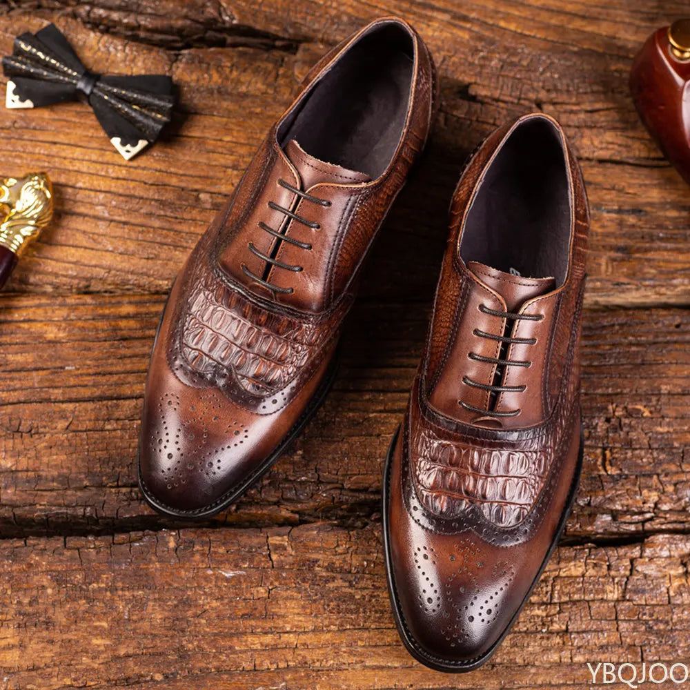 2025 Large Size Fashionable Men's Office Formal Shoes Low Cut Daily Comfortable Pointed Multifunctional Men's Wedding Shoes