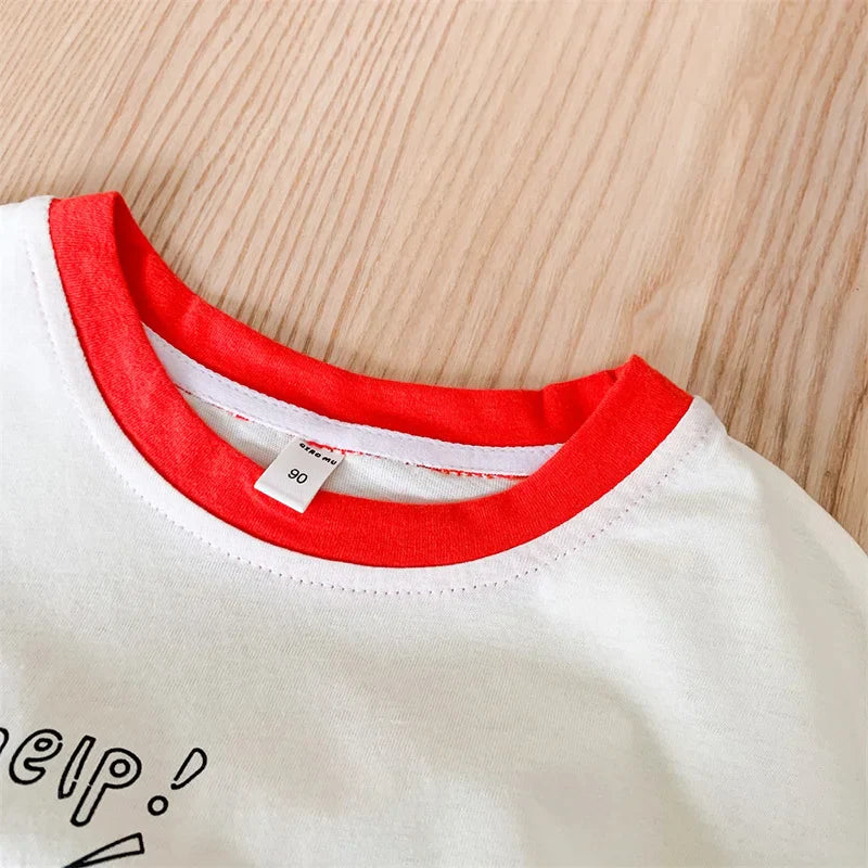 Summer Boys Clothing Set Cute Watermelon Print Tee and Shorts 2 Pcs Boys Suit