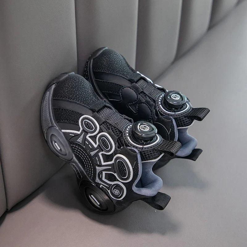 Children Fashion Sneaker Boys Casual Shoes Leather Flat Student Walking Shoes Outdoor Girl Basketball Sports Footwear Zapatillas