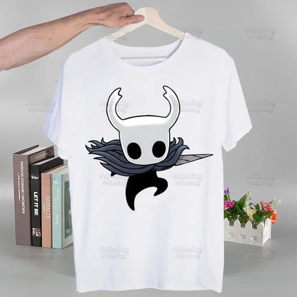 Hollow Knight T Shirt Fashion Print Tshirt Summer Mens Novelty Short Sleeve Game Cartoon Men T-shirt Men Funny Tops