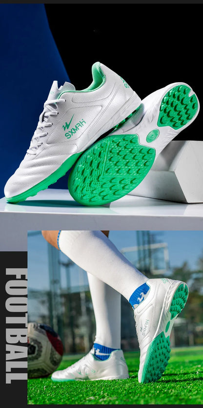 Double Star TF Turf Studs Football Shoes 33-45 Size Breathable Non-slip Outdoor Lawn Youth Professional Soccer Cleats