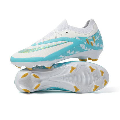 New Kid Match Boys Football Boots Sports Shoes Match Soccer Shoes Outdoor Sneakers Professional Non-Slip Comfortable Unisex