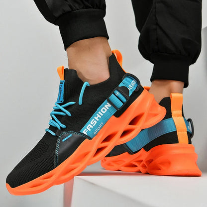 Tênis Masculino de Malha Respirável Casual Sapatos Masculinos Unissex Leve Macio Sola Grossa Buraco Sapatos de Casal Tênis Atlético Sapatos Femininos