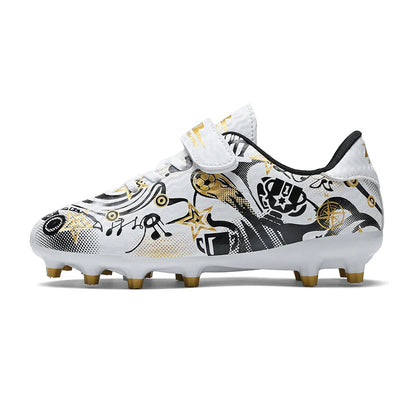 New Youth Soccer Shoes Kids Football Boots Professional Training Non-Slip Indoor Outdoor Futsal Cleats Sneakers Breathable 28-39