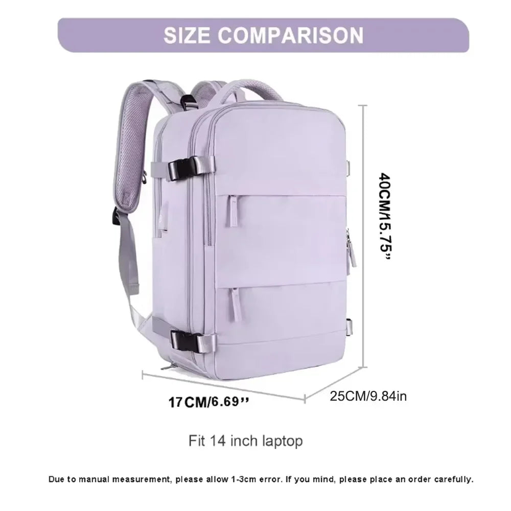 Travel Backpack for Women 40x25x17 Airplane Cabin Backpack Carry-On Luggage 14inch Laptop Backpack Casual Schoolbackpack