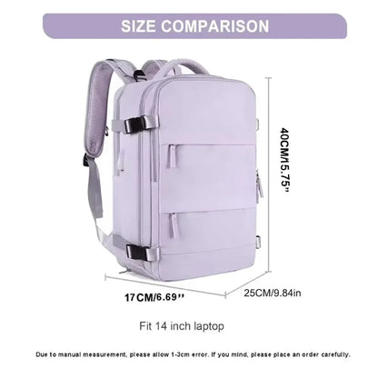 Travel Backpack for Women 40x25x17 Airplane Cabin Backpack Carry-On Luggage 14inch Laptop Backpack Casual Schoolbackpack