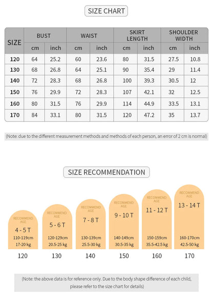 1308 Baby Dresses For Eid 2023 Girls' Sleeveless Mesh Puffy Princess Length Rainbow Skirt Dinner Piano Performance