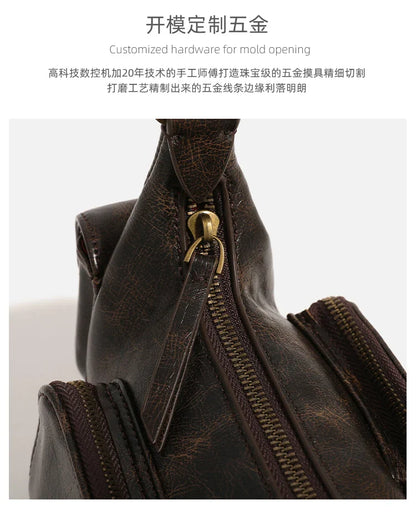 Small Double Pockets Shoulder Bags for Women 2024 New Fashion Trend Designer Underarm Bag Female Handbags and Purses Retro