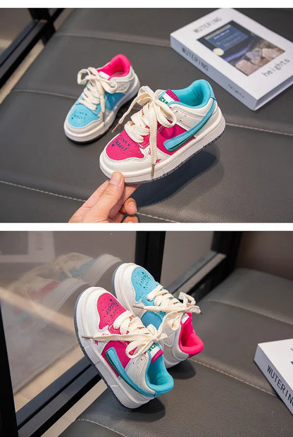 New Children Casual Shoes Four Seasons Kids Single Sneaker Mandarin Ducks Basketball Sports Shoes Boys Girls Sneaker Board Shoes
