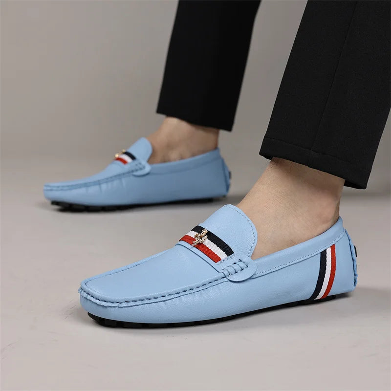 Loafers Men Driving Shoes Casual Shoes Comfortable Classic PU Leather Loafers Business Shoes Slip on Walking Men Loafers Shoes
