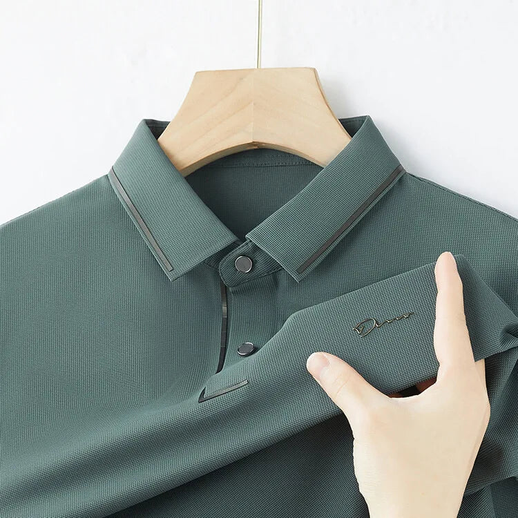 High end designer brand short sleeve POLO shirt men cool breathable summer T-shirt fashionable embroidery casual men's clothing