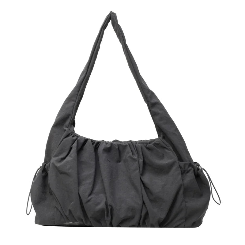 Hot Selling Fashion Nylon Pleated Women's Crossbody Bag 2026 New Casual Trend Versatile Large Capacity Tote Women's Shoulder Bag