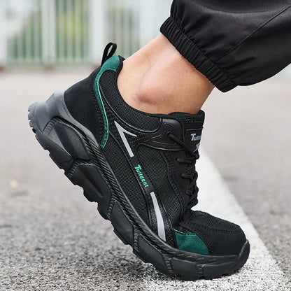 New safety shoes, puncture resistant work shoes, fashionable safety shoes, men's protective shoes, work boots
