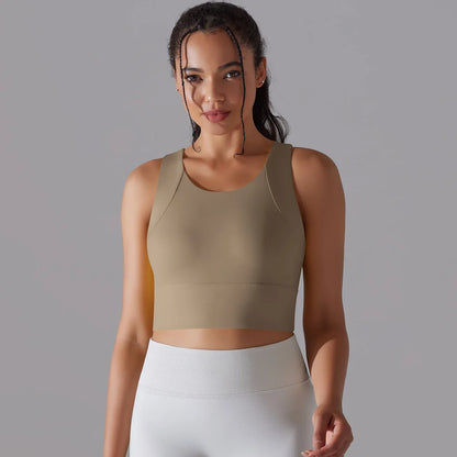 Nylon Sexy Women's Sports Bra Top Women Tight Elastic Gym Sport Yoga Bras Crop Top Yoga Clothes Stretch Women Sports Underwear
