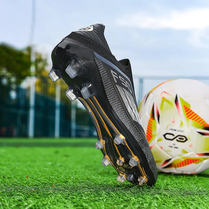 Men Football Boots Training Cleats Soccer Shoes FG Ultralight Breathable Drop Shipping Match Sport Long Spikes Indoor Sneakers