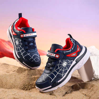 A pair of children's four-season leather sport shoes, soft, comfortable, wear-resistant casual shoes, size 26-38，BH-828