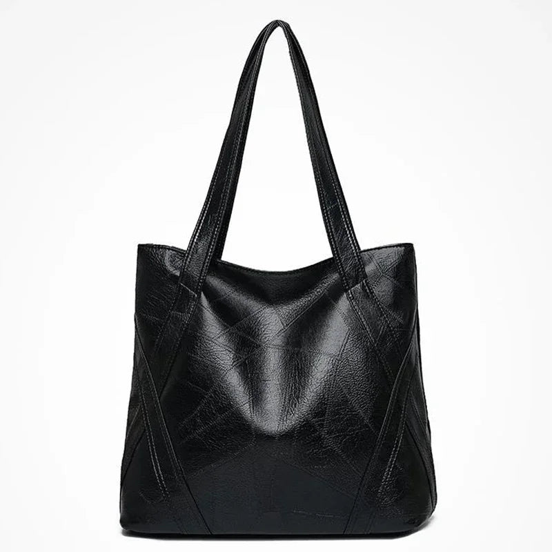 PU Zipper High Quality Women's Shoulder Bag 2024 Soft Faced  Large Capacity Fashionable Commuting Women's Shoulder Bag