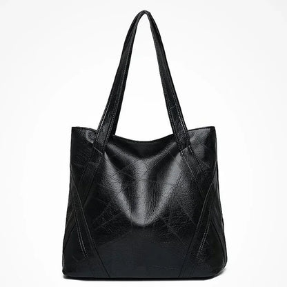 PU Zipper High Quality Women's Shoulder Bag 2024 Soft Faced  Large Capacity Fashionable Commuting Women's Shoulder Bag