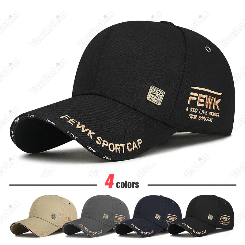 New Fashion High Quality Unisex Chinese Style Letters Embroidery Cotton Adjustable Baseball Cap Sun Hat Trucker Caps Dad Hats